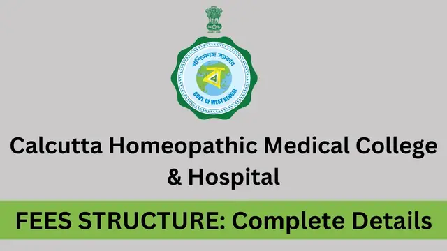 calcutta homeopathic medical college fees structure